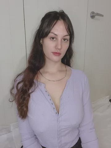 big tits girlfriend smoking clip
