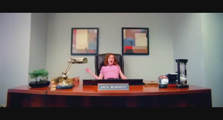 celebrity christina hendricks cunnilingus loop moaning office redhead softcore clip