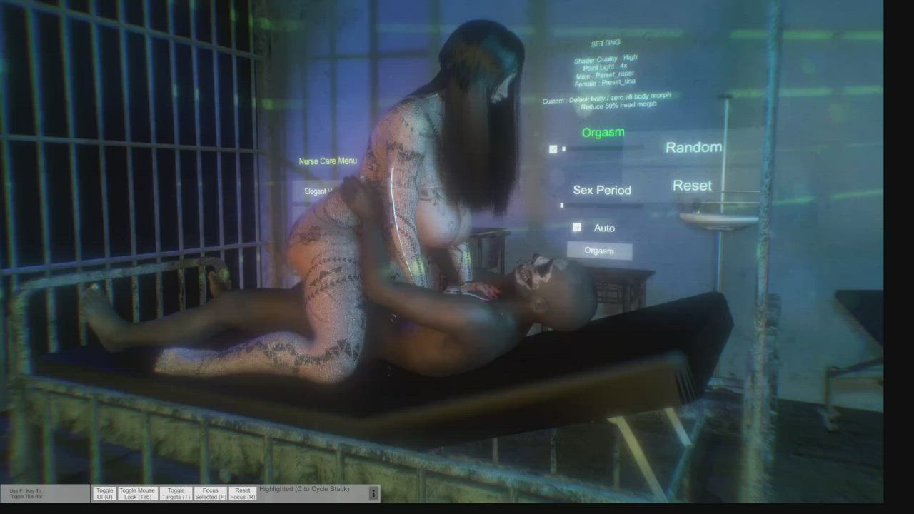 3D Female Prison clip