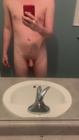 (M19) had to go so bad so i went in the sink 🙃💦