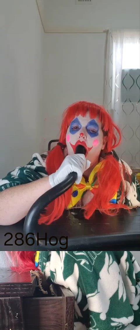 bbw clown girl throat fuck clip
