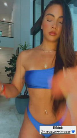 Bikini Blue Fitness Girl