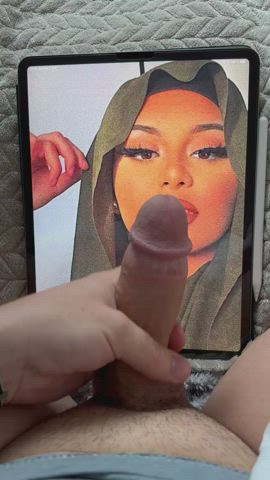 arab hijab jerk off tribute clip