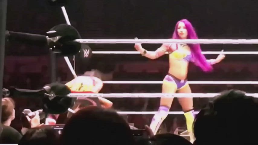 Sasha Banks stinkface edit