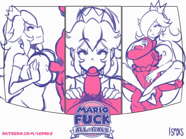 Enjoy the remastered princesses in Mario Fuck All-Gals! (Peach &amp; Rosalina)