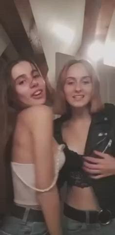 babe lesbian nipples titty drop clip