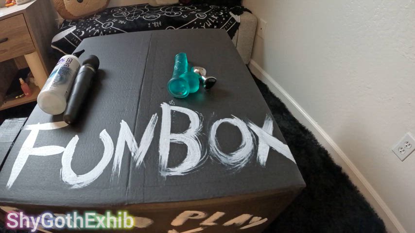 Introducing: the FunBox! A personal pussy to play with!