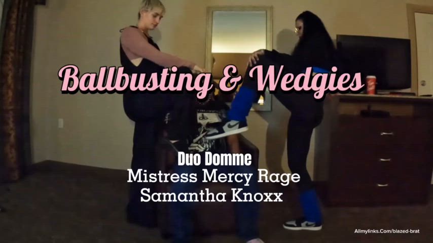 ballbusting mistressmercyrage wedgie pale-girls suicide-girls clip