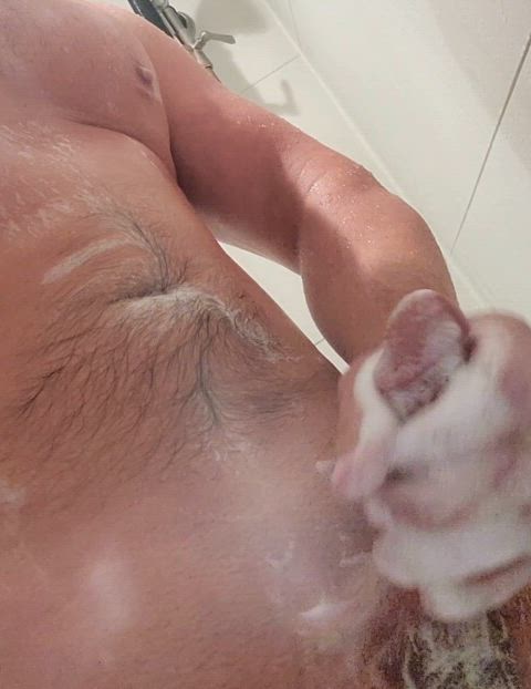 Daddy's in the shower back at it