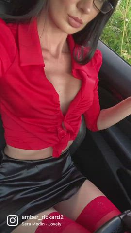 Nylons in the car