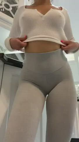 Ass Asshole Flashing Homemade Leggings Naked Natural Tits Nude Topless clip