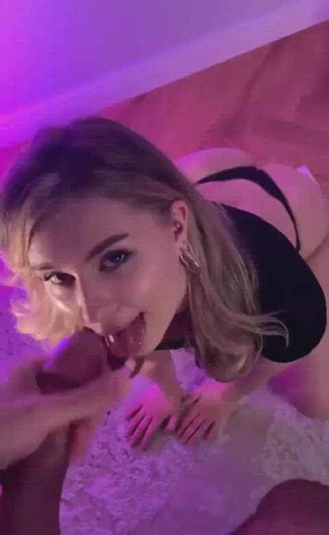 cumshot cute facial covered-in-cum clip