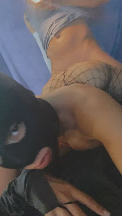 Ass Doggystyle Fishnet clip