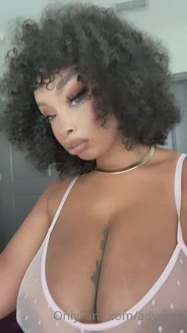 Big Tits Boobs Ebony clip