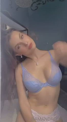 amanda cerny bikini lingerie clip