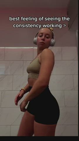 abs amateur big ass big tits college dirty blonde fitness pawg tiktok clip