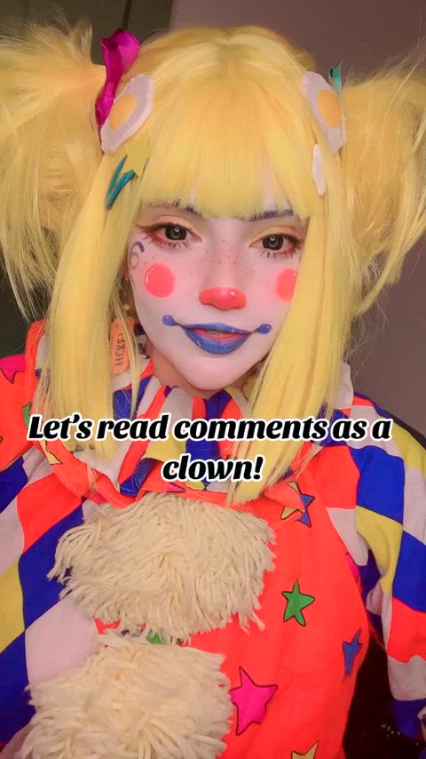 clown girl cute thick clip