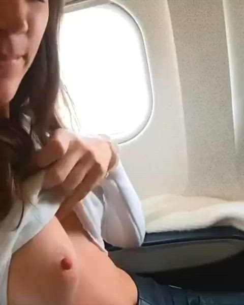 airplane cum swallow sex sneaky clip