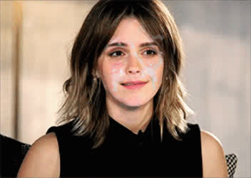 Emma Watson looks beautiful with loads on her face