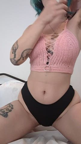 I made this crochet top myself do you like it? 🥰