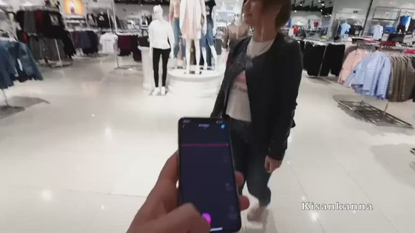 Girlfriend Humiliation Public Vibrator clip