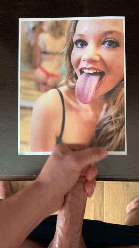 cum cumshot cumshots long tongue masturbating tongue tongue fetish tribute r/pornstartongues