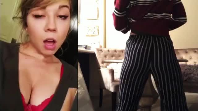 Jennette McCurdy showing off her tits and ass
