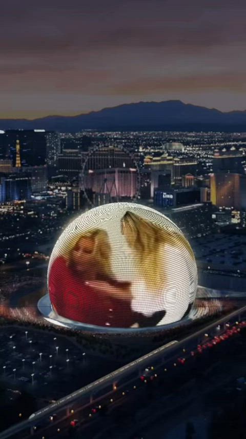 Someone hacked the Las Vegas Sphere and put on Alexis Fawx and Brandi Love