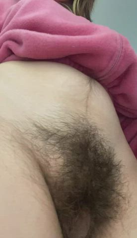 Ever seen such a huge hairy pussy?