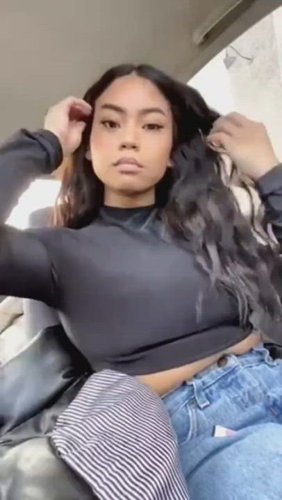 Asian Big Tits Car Flashing clip