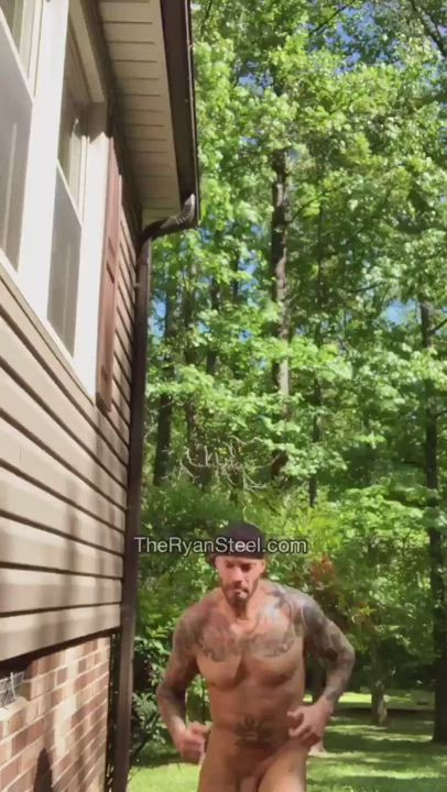 Big Dick Nude Outdoor Solo clip