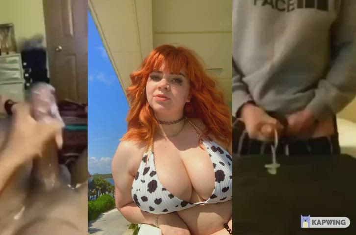 BabeCock Big Tits Bikini Boobs Cumshot Huge Tits Redhead Tits clip