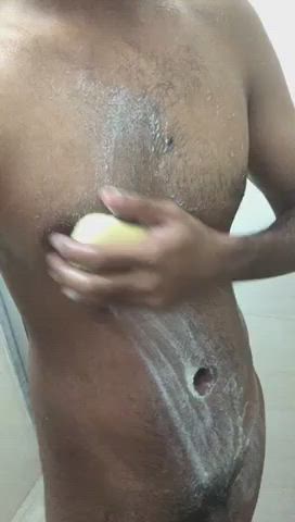 Having some hot shower in this cold Mumbai weather.