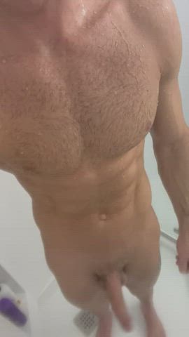 abs amateur bwc big dick muscles onlyfans shower clip