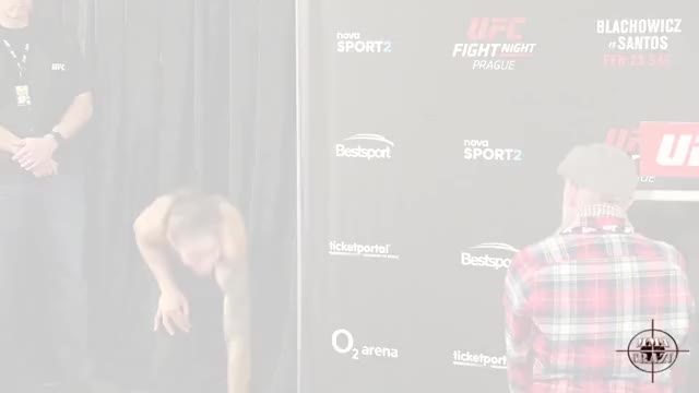 Gillian Robertson weighing in for UFC Fight Night Prague