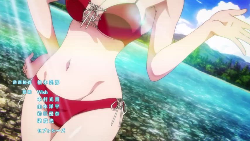 Swimsuits in the end-credits [The Iceblade Sorcerer Shall Rule the World]