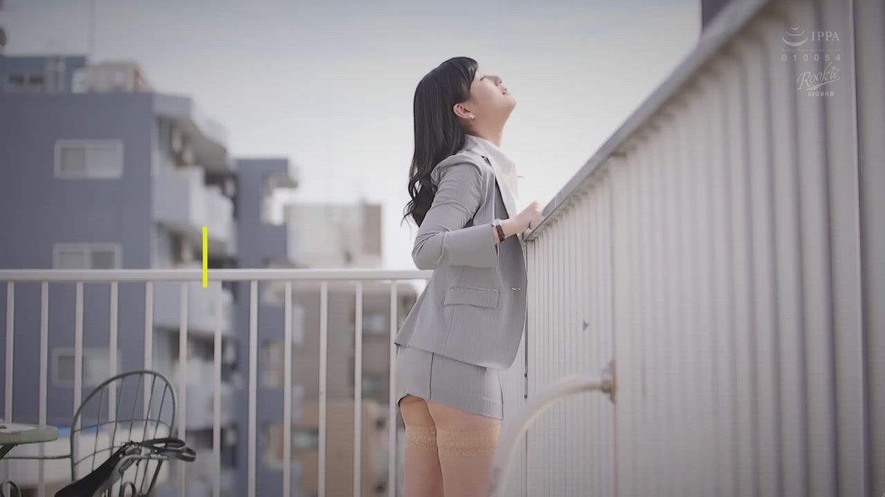 Big Ass Japanese MILF Office Tease clip