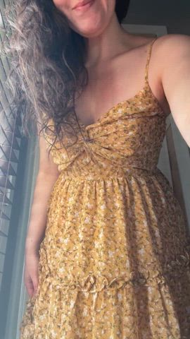 I love a cute sundress with nothing underneath