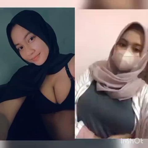 asian big tits hijab indonesian malaysian muslim solo clip