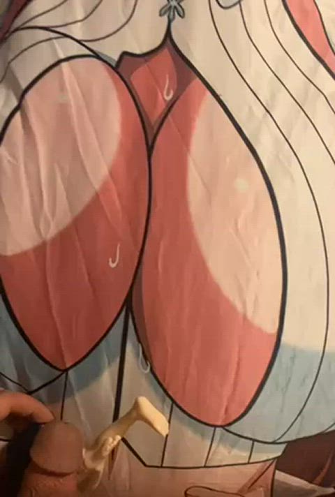 anime big tits hentai rubbing tribute clip