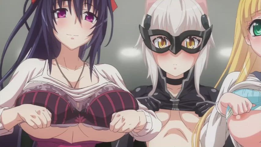 Anime Big Tits Ecchi Topless clip