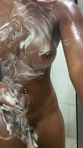 big ass big tits shower clip