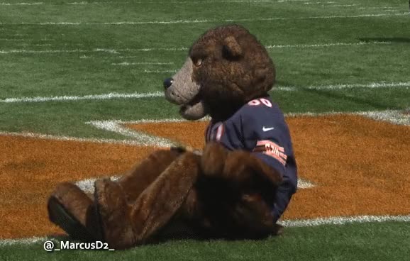 Chicago Bears mascot Staley
