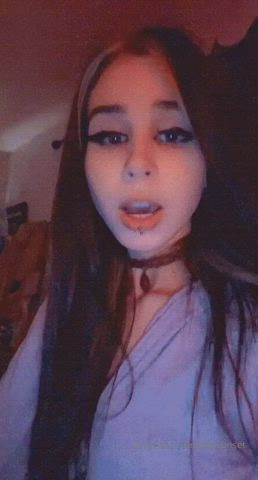 Ahegao Petite Tongue Fetish clip