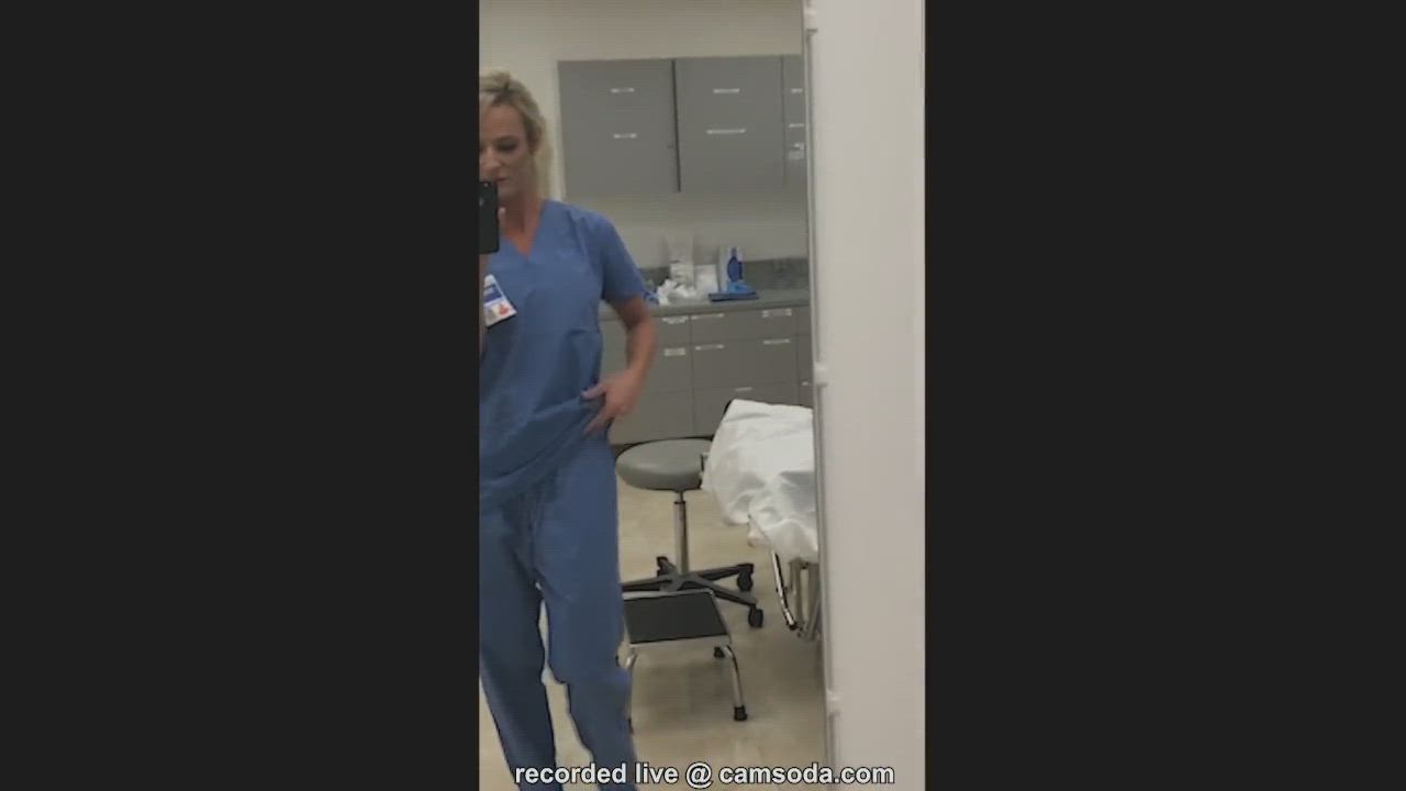 Blonde Erotic Fetish Fingering Nurse Public Sensual Strip clip