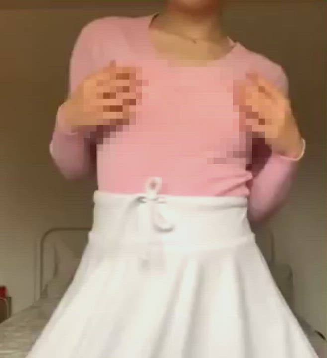 ass censored cleavage clothed femdom humiliation pussy sissy tease clip