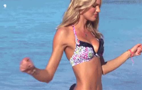 Sexy Spinning in Bikini