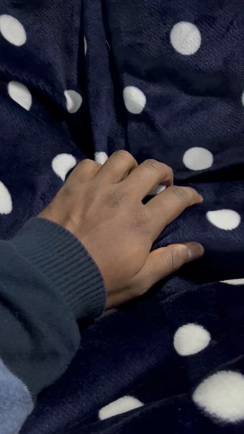 It’s winter. Inside a blanket, my hand on your thigh :)