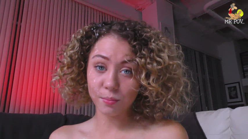 Allie Addison Blue Eyes Cum Cum Covered Fucking Curly Hair Daddy Teen Porn GIF by