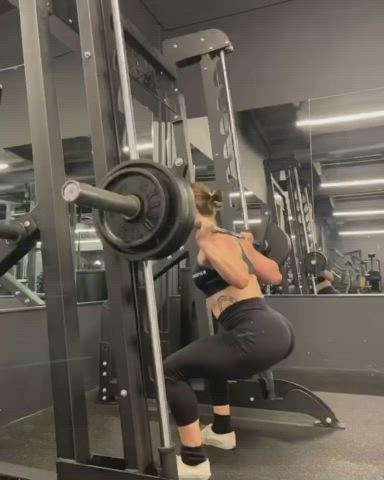 brunette gym petite clip